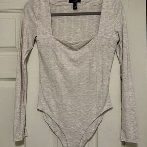 Forever 21 Cream Bodysuit